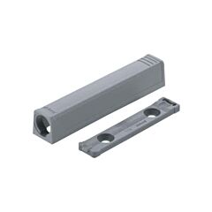 Blum 956A1201 Hinge TIP-ON In-Line Adapter Plate for Large Doors, Gray Nylon