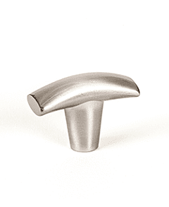 Meadow Brushed Nickel Cabinet Knob, 1-3/4" (44mm) Overall Length, Berenson Hardware
