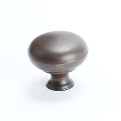 American Revival Bronze Rust Glaze Cabinet Knob, 1-1/4" (32mm) Overall Diameter, Berenson Hardware