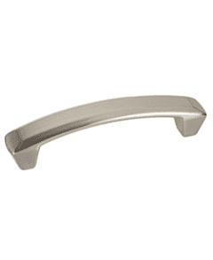 Laura 3-25/32" (96mm) Center to Center, 4-7/16" (113mm) Overall Length Brushed Nickel Cabinet Handle / Pull, Berenson Hardware