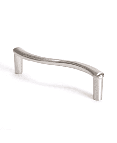Advantage Plus 6 3-25/32" (96mm) Center to Center, 4-3/16" (106mm) Overall Length Brushed Nickel Cabinet Handle / Pull, Berenson Hardware
