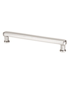 Harmony 6-5/16" (160mm) Center to Center, 6-7/8" (175mm) Overall Length Brushed Nickel Cabinet Handle / Pull, Berenson Hardware
