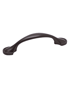 Adagio 3" (76.2mm) Center to Center, 4-5/8" (117mm) Overall Length Oil Rubbed Bronze Cabinet Handle / Pull, Berenson Hardware
