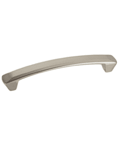 Laura 5-1/32" (128mm) Center to Center, 6" (152mm) Overall Length Brushed Nickel Cabinet Handle / Pull, Berenson Hardware