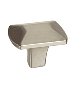 Laura Brushed Nickel Cabinet Knob, 1-7/16" (37mm) Overall Length, Berenson Hardware
