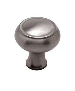 Forté Brushed Nickel Cabinet Knob, 1-21/32" (42mm) Overall Diameter, Berenson Hardware
