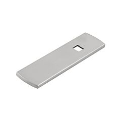 Bijou Astoria Collection Satin Nickel 3-1/2" (89mm) Overall Length, Belwith Keeler Cabinet Backplate