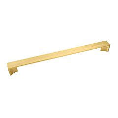 Avenue in Brushed Golden Brass 12 (305mm) Center to Center, Overall Length 12-1/2 Inch Cabinet Hardware Pull/Handle