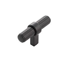 Sinclaire Cabinet Hardware T-Knob in Matte Black, 2-3/8 (60mm) Inch Overall Length