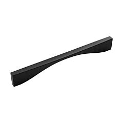 Channel in Matte Black 12 (305mm) Center to Center, Overall Length 12-5/8 Inch Appliance Pull/Handle