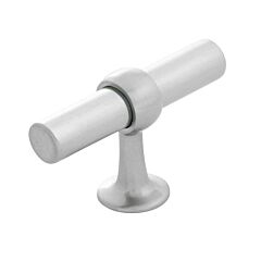 Ostia Cabinet Hardware T-Knob in Satin Nickel, 2-1/2 (64mm) Inch Overall Length