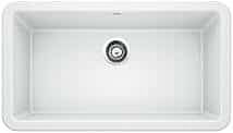 Blanco Silgranit White 33" x 19" x 9-1/4" Ikon Front Apron Undermount Kitchen Sink 401899