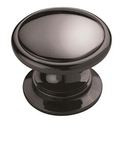 Allison Value 1-1/4 in (32 mm) Diameter 1 1/16 in (27 mm) Projection Black Nickel Cabinet Knob