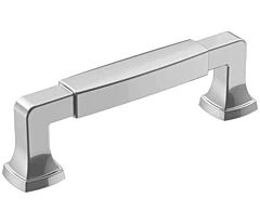 Stature 3-3/4'' (96mm) Center-to-Center Polished Chrome Cabinet Pull