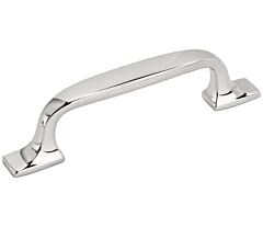 Amerock Highland Ridge 3 in (76 mm) Center-to-Center Polished Chrome Cabinet Pull / Handle
