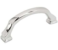 Amerock Revitalize 3 in (76 mm) Center-to-Center Polished Chrome Cabinet Pull / Handle