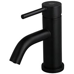 Piccolo Low Profile Single Handle Lavatory Bathroom Faucet Black