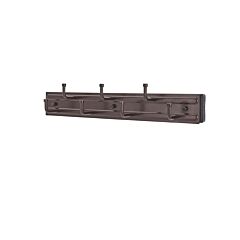 Oil Rubbed Bronze Pullout Belt Rack, 2-1/4 X 12 X 2-5/16 in