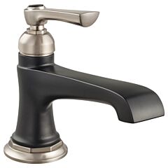 ROOK Single-Handle Lavatory Faucet 1.2 GPM, Luxe Nickel/Matte Black