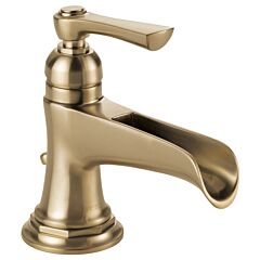 ROOK Single-Handle Lavatory Faucet with Channel Spout 1.2 GPM, Luxe Gold