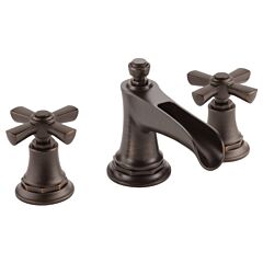 ROOK Widespread Lavatory Faucet with Channel Spout - Less Handles 1.2 GPM, Venetian Bronze