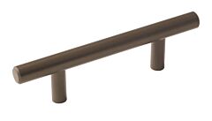Bar Pulls 3 in (76 mm) Center-to-Center Caramel Bronze Cabinet Pull