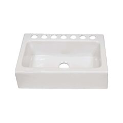 Ceco "Avilia" 33” x 22-1/8” x 8-3/4” Under-mount, White Single Bowl Sink