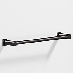 Colonial Bronze 45 Series Towel Bar in Satin Black and Satin Black, 18" (457mm) Center to Center