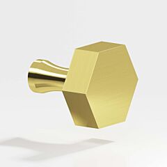 Colonial Bronze 130 Series 1-1/2" (38.5mm) Diameter, Kitchen Cabinet Drawer Knob in Unlacquered Polished Brass
