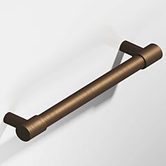 Colonial Bronze 1345 Series 4" (102mm) Hole Centers, 5" Length Matte Oil Rubbed Bronze and Matte Oil Rubbed Bronze Surface Mount Cabinet Drawer Handle/ Pull
