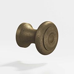 Colonial Bronze 139 Series 7/8" (22mm) Diameter, Distressed Oil Rubbed Bronze Surface Mount Kitchen Cabinet Drawer Knob