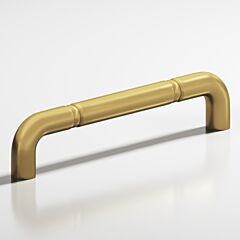 Colonial Bronze 205 Series 8" (203mm) Hole Centers, 8-1/2" (216mm) Length Unlacquered Polished Brass Cabinet Appliance Pull/ Handle