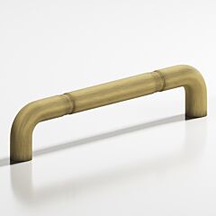 Colonial Bronze 205 Series 8" (203mm) Hole Centers, 8-1/2" (216mm) Length Matte Satin Brass Cabinet Appliance Pull/ Handle