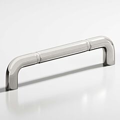 Colonial Bronze 232 Series 6" (152mm) Hole Centers, 6-3/4" (171.5mm) Length, Nickel Stainless Surface Mount Cabinet Pull / Handle