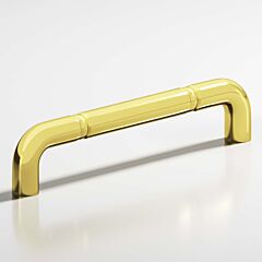 Colonial Bronze 232 Series 6" (152mm) Hole Centers, 6-3/4" (171.5mm) Length, French Gold Surface Mount Cabinet Pull / Handle