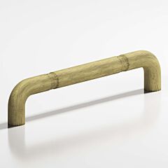 Colonial Bronze 232 Series 12" (305mm) Hole Centers, 12-3/4" (324mm) Length, Distressed Antique Satin Brass Surface Mount Appliance Pull / Handle