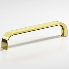 Colonial Bronze 236 Series 6" (152mm) Hole Centers, 6-1/2" Length, Unlacquered Polished Brass Cabinet Drawer Handle/ Pull