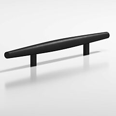 Colonial Bronze 241 Series 14" (355.5mm) Hole Centers, 23" (584mm) Length, Matte Satin Black Surface Mount Cabinet Pull / Handle