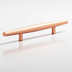 Colonial Bronze 241 Series 8" (203mm) Hole Centers, 15" (381mm) Length, Matte Satin Copper Surface Mount Cabinet Pull / Handle