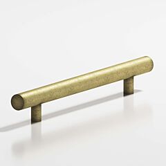 Colonial Bronze 242 Series 8" (203mm) Hole Centers, 12" (305mm) Length, Distressed Antique Brass Surface Mount Cabinet Pull / Handle
