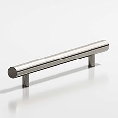 Colonial Bronze 246 Series 24" (610mm) Hole Centers, 28" (711mm) Length, Nickel Stainless Surface Mount Cabinet Pull / Handle