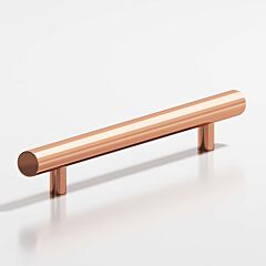 Colonial Bronze 246 Series 8" (203mm) Hole Centers, 12" (305mm) Length, Polished Copper Surface Mount Cabinet Pull / Handle
