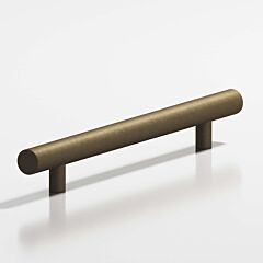 Colonial Bronze 246 Series 6" (152mm) Hole Centers, 10" (254mm) Length, Distressed Oil Rubbed Bronze Surface Mount Cabinet Pull / Handle