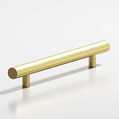Colonial Bronze 246 Series 18" (457mm) Hole Centers, 22" (559mm) Length,Matte Satin Brass Surface Mount Cabinet Pull / Handle