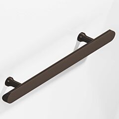 Colonial Bronze 259 Series 12" (305mm) Hole Centers, 16" (406mm) Length, Dark Statuary Bronze Surface Mount Cabinet Pull / Handle