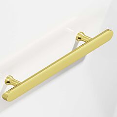 Colonial Bronze 259 Series 10" (259mm) Hole Centers, 14" (355.5mm) Length, Unlacquered Polished Brass Surface Mount Cabinet Pull / Handle
