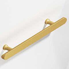 Colonial Bronze 259 Series 12" (305mm) Hole Centers, 16" (406mm) Length, Frost Brass Surface Mount Cabinet Pull / Handle