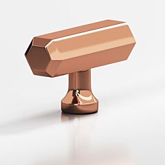 Colonial Bronze 320 Series 9/16" (14mm) Length, Kitchen Cabinet Drawer Knob in Polished Copper