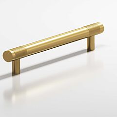 Colonial Bronze 568 Series 10" (254mm) Hole Centers, 14" Length Diamond Knurl Satin Brass Surface Mount Cabinet Drawer Handle/ Pull