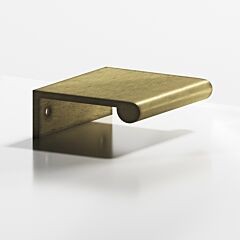 Colonial Bronze 700 Series 3" (76mm) Hole Centers, 4" Length, Distressed Antique Brass Edge Cabinet Drawer Pull / Handle